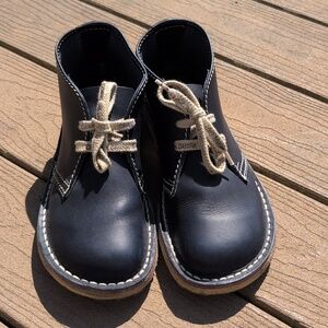 Duckfeet Navy Blue Boot. Hand Sewn, Made In Holland. Leather Upper Size 42